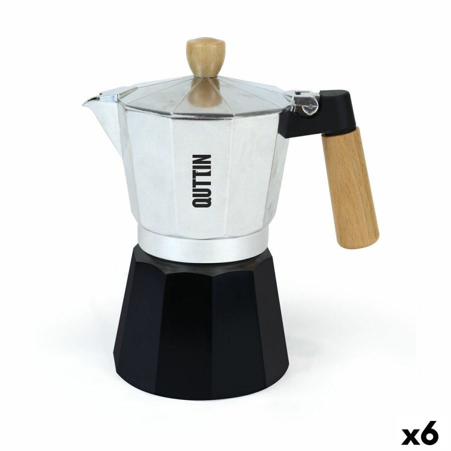 Italiensk Kaffekande Quttin Aluminium 6 Kopper (6 enheder) #1