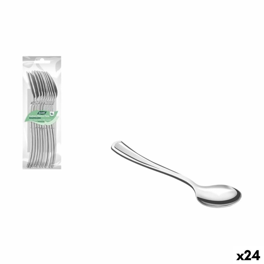 St med skeer Algon 17 cm 10 Dele (24 enheder) #1