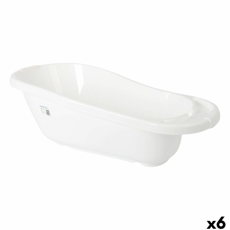 Badekar Tontarelli Baby Hvid 80 x 41 x 27 cm (6 enheder) #1