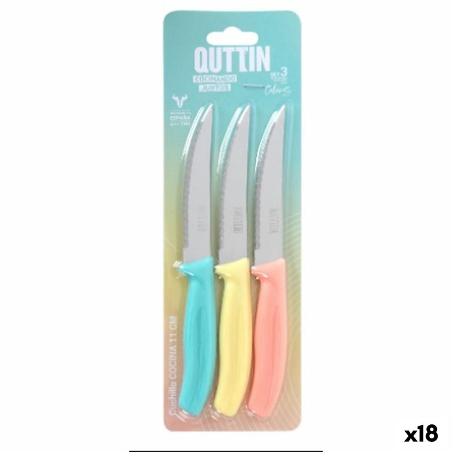 Kkkenkniv Quttin Basic 11 cm 3 Dele (18 enheder) #1