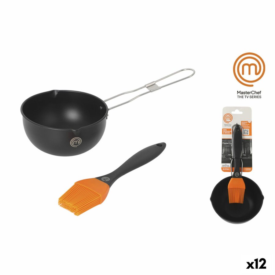 St med grillredskaber MasterChef 11,5 X 6 cm Pensel (12 enheder) #1