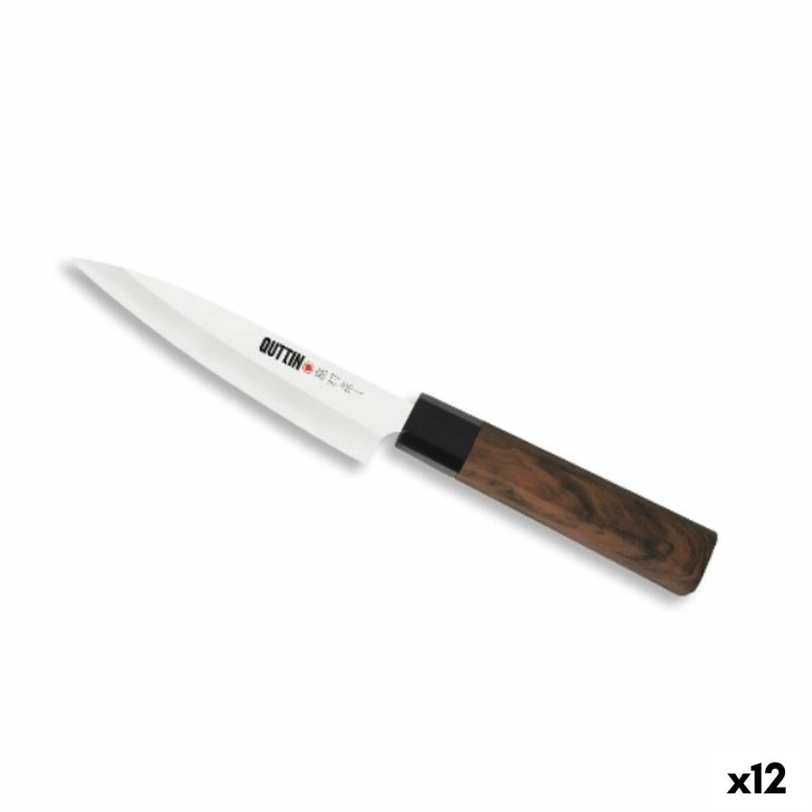 Kkkenkniv Quttin Banno Takamura Brun Slvfarvet 12 cm (12 enheder) #1