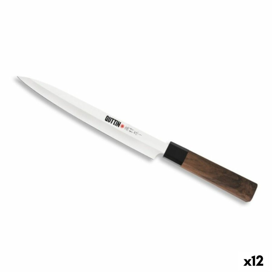 Kkkenkniv Quttin YANAGIBA Takamura Brun Slvfarvet 20 cm (12 enheder) #1