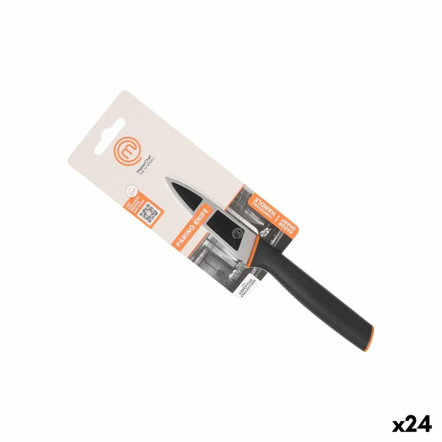 Kkkenkniv MasterChef Sort Slvfarvet 9 cm (24 enheder) #1