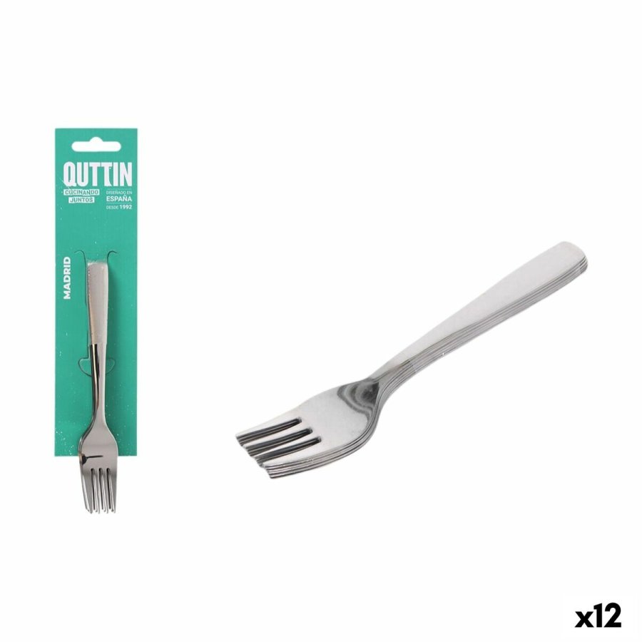 Gaffel Quttin Madrid 14,5 x 2 x 1 cm 6 Dele (12 enheder) #1