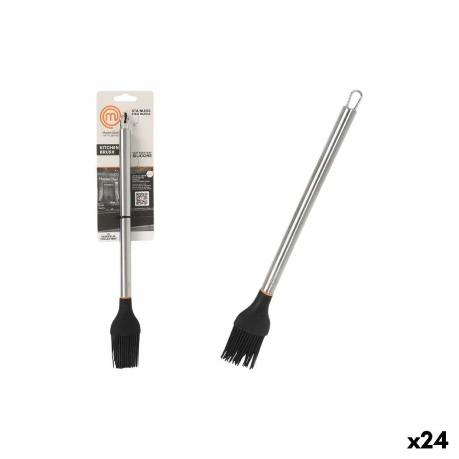 Bagepensel MasterChef Silikone Rustfrit stl 31 cm (24 enheder) #1