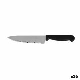Kkkenkniv Quttin Laser Sort Slvfarvet 28 x 6 x 1,3 cm (36 Enheder) #1
