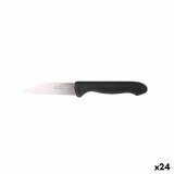 Skrlknivsst Cuyfor Sort Slvfarvet Rustfrit stl 7,5 cm 6 Dele (24 enheder) #1