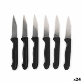 Skrlknivsst Cuyfor Sort Slvfarvet Rustfrit stl 7,5 cm 6 Dele (24 enheder) #7