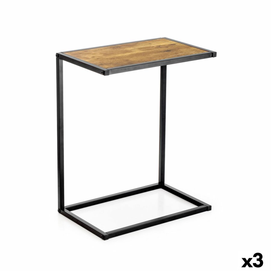 Sofabord Confortime Brun Sort 40 x 25 x 50 cm (3 enheder) #1