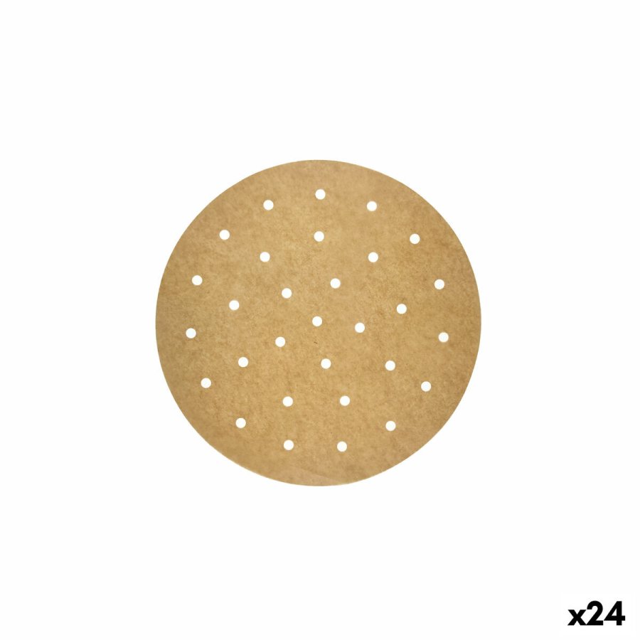 Papir til luftfrituregryde Inde 23 cm (24 enheder) #1