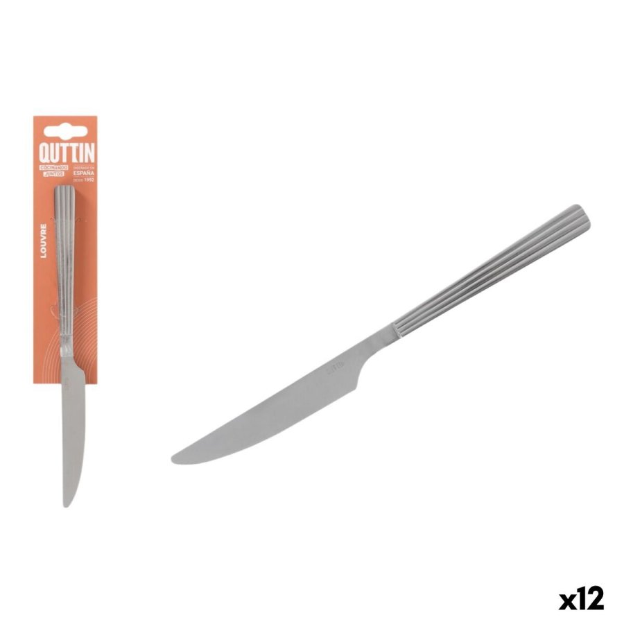 Knivst Quttin LOUVRE Slvfarvet 4,5 mm 23,7 x 2 cm 2 Dele (12 enheder) #1