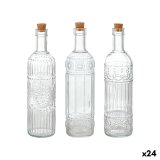 Glasflaske La Mediterr�nea Gennemsigtig Kork Glas 500 ml (24 enheder) #1