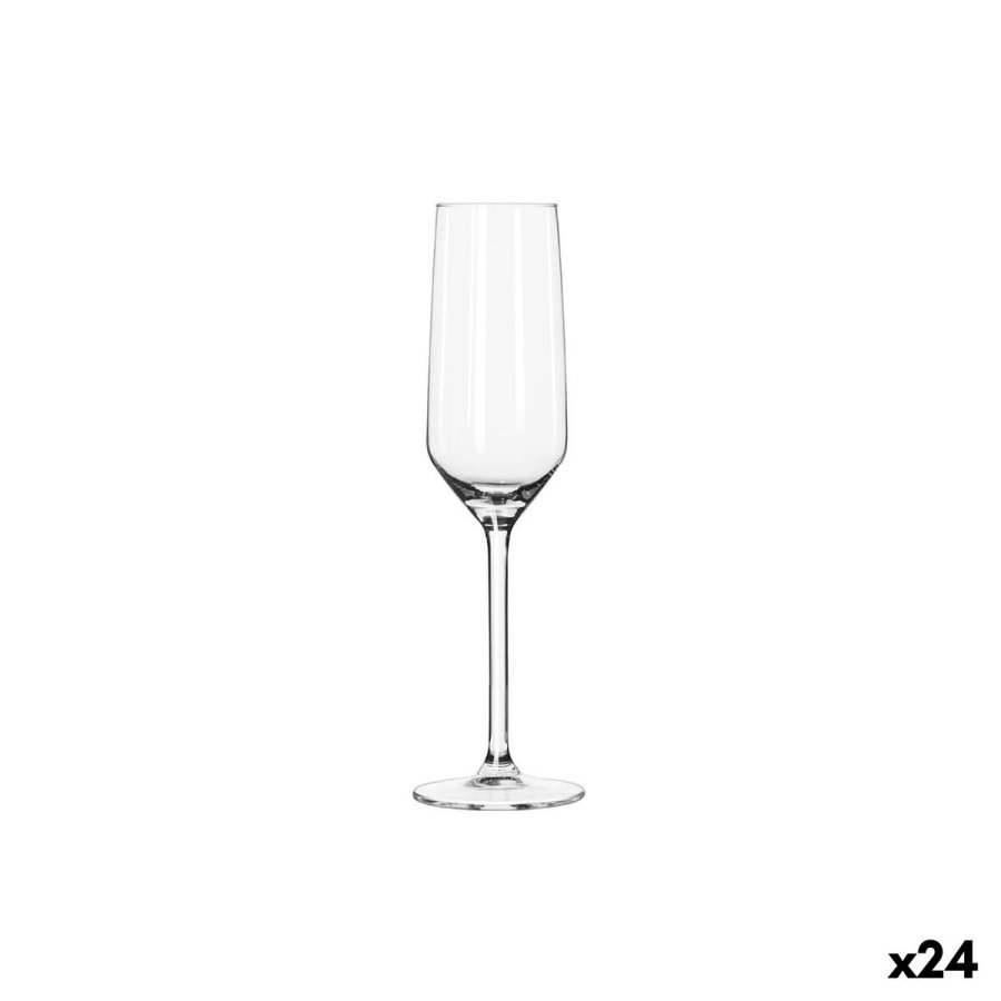 Champagneglas Royal Leerdam Adele Gennemsigtig Glas 220 ml (24 enheder) #1