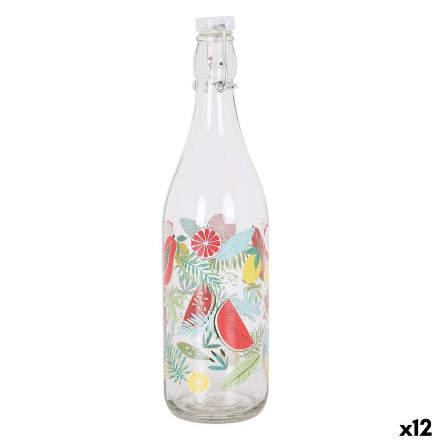 Vandflaske Frutti Multifarvet 1L (12 enheder) #1