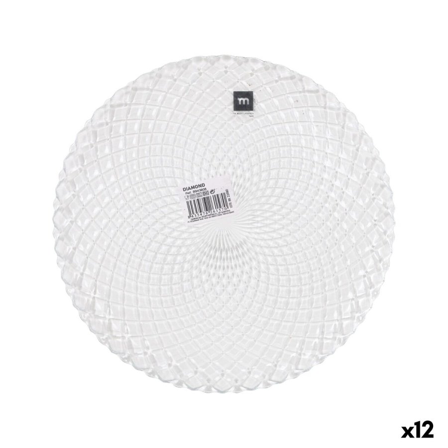 K�kkenspringvand La Mediterr�nea Diamond Gennemsigtig Glas Cirkul�r � 31 cm (12 enheder) #1
