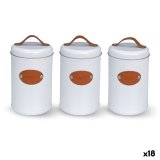 Blik Quttin Hvid Brun Metal (18 enheder) #1