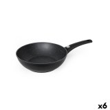 Wok Pande Quttin Universe Sort Smedet aluminium � 28 cm (6 enheder) #1