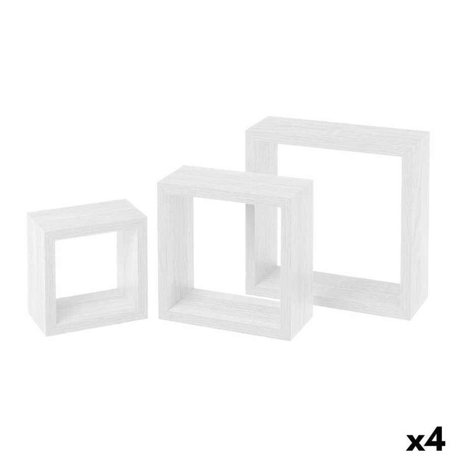 Hylder MobleKit Hvid 3 Dele (4 enheder) #1