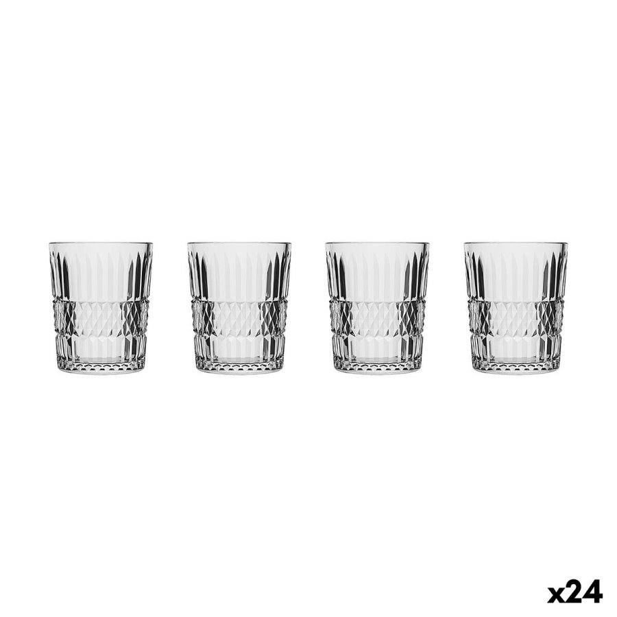 S�t med shots glas La Mediterr�nea Phasai geneve Gennemsigtig Glas 63 ml 4 Dele (24 enheder) #1