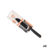Kkkenkniv MasterChef SANTOKU Sort Slvfarvet Rustfrit stl 13 cm (12 enheder) #1