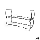 Flaskereol Confortime Sort 43 x 15 x 28 cm (8 enheder) #1