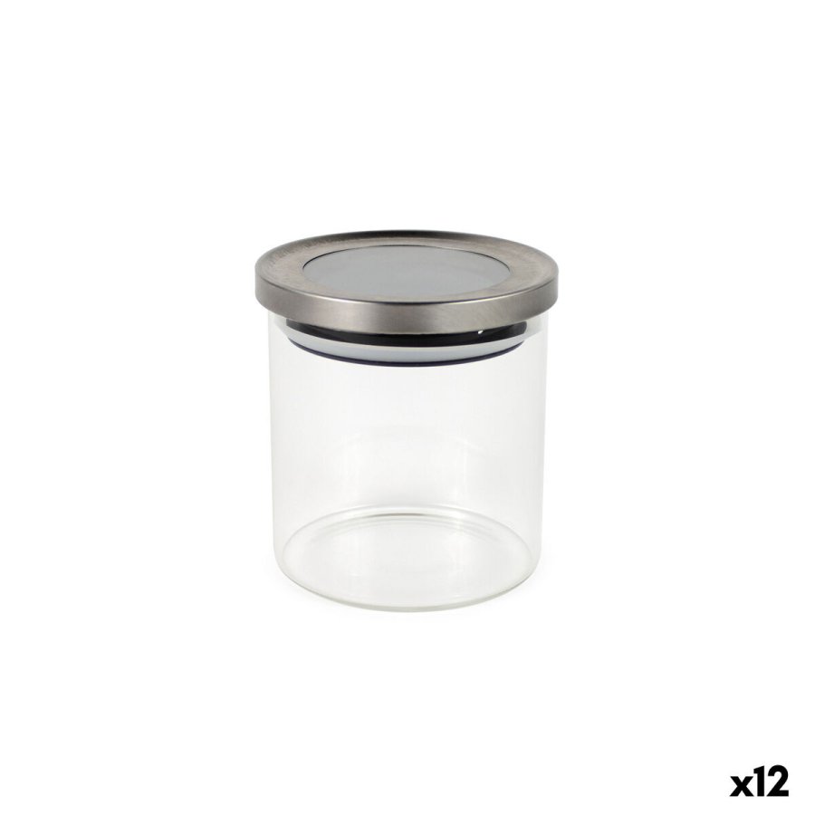 Blik La Mediterr�nea Gennemsigtig S�lvfarvet 600 ml (12 enheder) #1