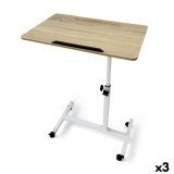 Sofabord MobleKit Hvid Brun 60 x 40 x 59 cm Tr� Metal (3 enheder) #1