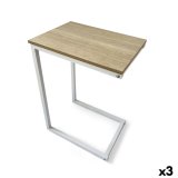 Sofabord MobleKit Hvid Brun 40 x 30 x 60 cm Tr� Metal (3 enheder) #1