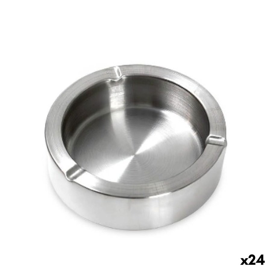 Askeb�ger Confortime S�lvfarvet St�l 11,5 x 3,5 cm (24 enheder) #1