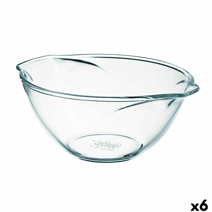 Blandeskl Pyrex Classic Vidrio Gennemsigtig Glas 27 x 23 x 12 cm 6 enheder #1