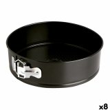 Bageform til bagvrk Quid Sweet Grey Sort Metal 26 x 6,8 cm (8 enheder) #1