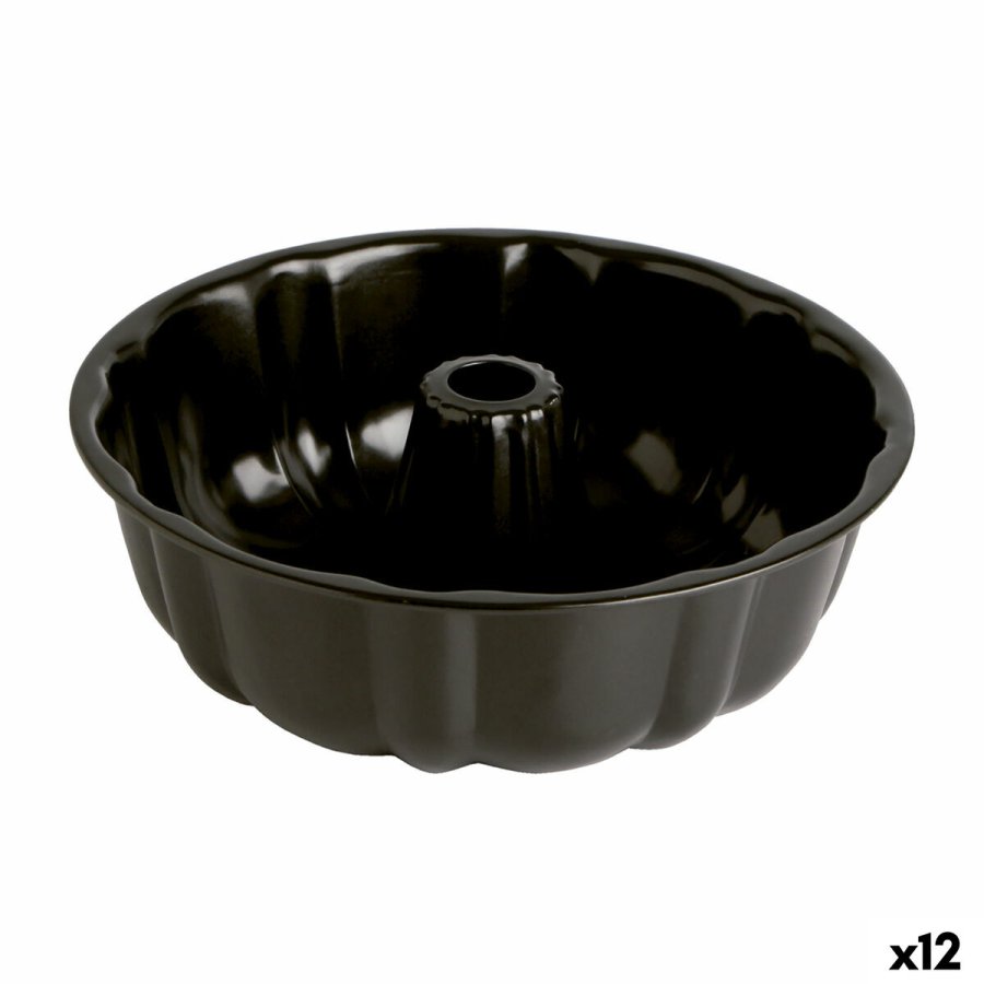 Bageform til bagvrk Quid Sweet Grey Sort Metal 24 x 8 cm #1