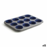 Muffinform Quid Sweet Grey Sort 36 x 17 x 3 cm (12 enheder) #1