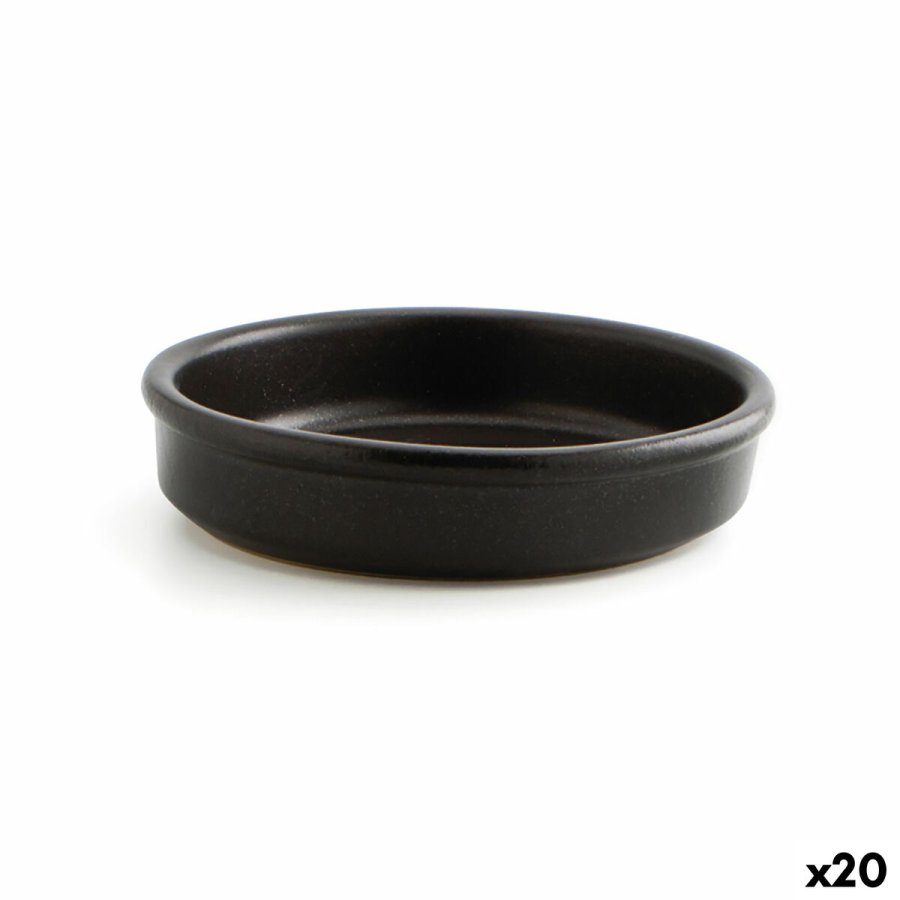 Kasserolle Anaflor Barro Anaflor Sort Keramik  15 cm (20 enheder) #1