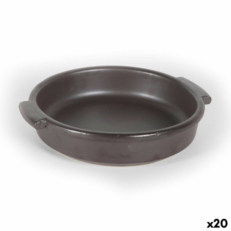 Kasserolle Anaflor Barro Anaflor Sort Keramik  15 cm (20 enheder) #1