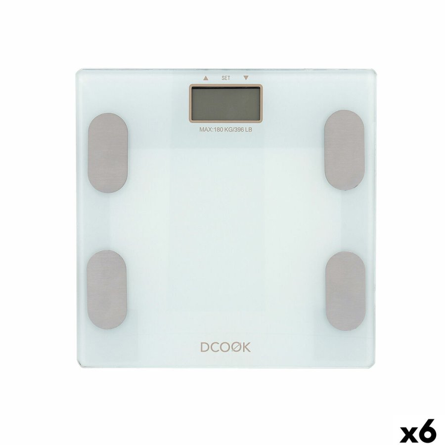 Digital badevgt Dcook Gallery Hvid Plastik (6 enheder) #1