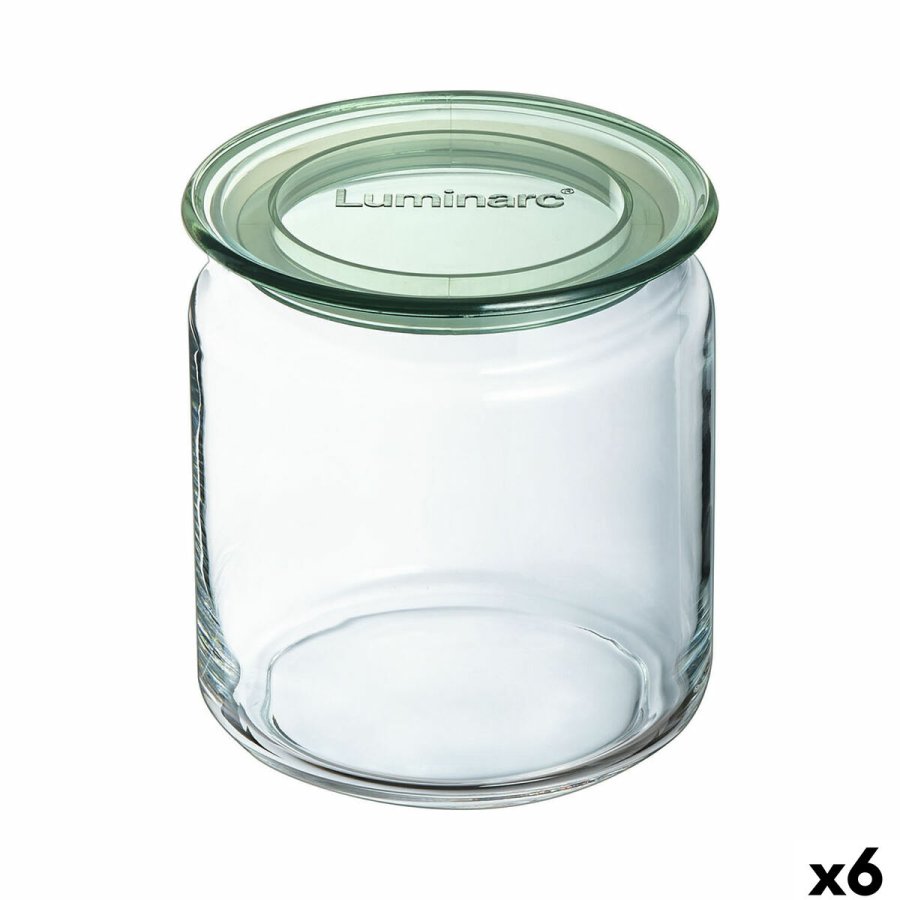 Beholder Luminarc Pure Jar Grn Glas 750 ml (6 enheder) #1