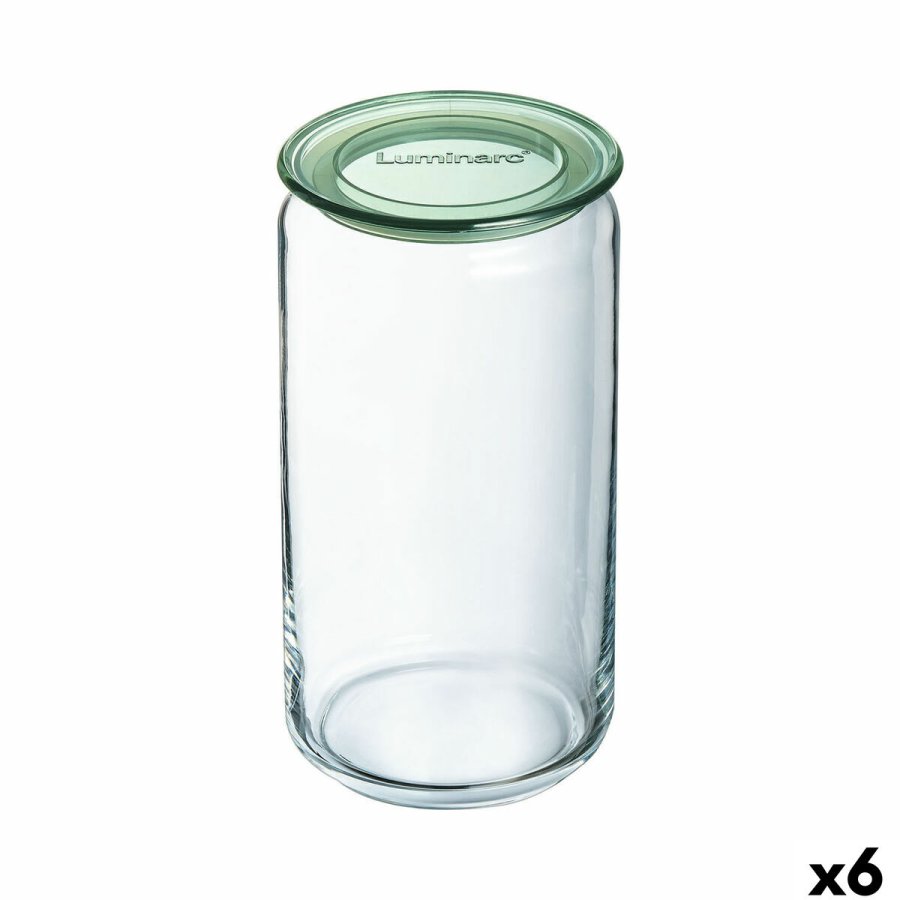 Beholder Luminarc Pure Jar Grn Glas 1,5 L (6 enheder) #1