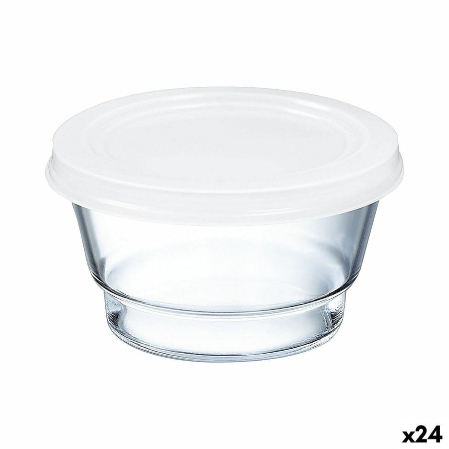 Mad Bevarelse Container Arcoroc So Urban Gennemsigtig 800 ml 15,3 X 15,3 X 9 cm (24 enheder) #1