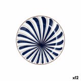Desserttallerken Bidasoa Oceanika Bl� Keramik � 19 cm (12 enheder) #1