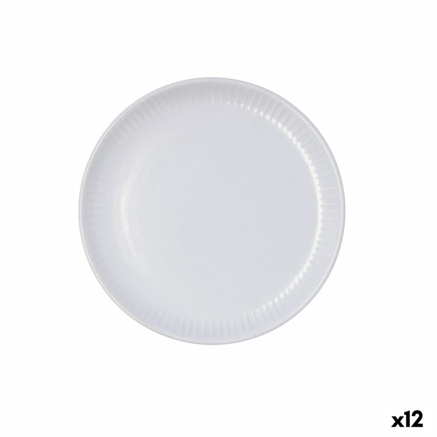 Desserttallerken Bidasoa Moana Gr� Keramik � 21,5 cm (12 enheder) #1