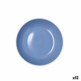 Dyb tallerken Bidasoa Moana Bl� Keramik � 20 cm (12 enheder) #1