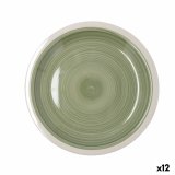 Flad Plade Quid Calypso Gr�n Keramik � 27 cm (12 enheder) #1