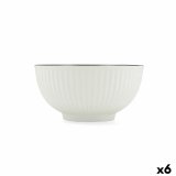 Snacksk�l Quid Gastro Black Hvid Sort Keramik (6 enheder) #1