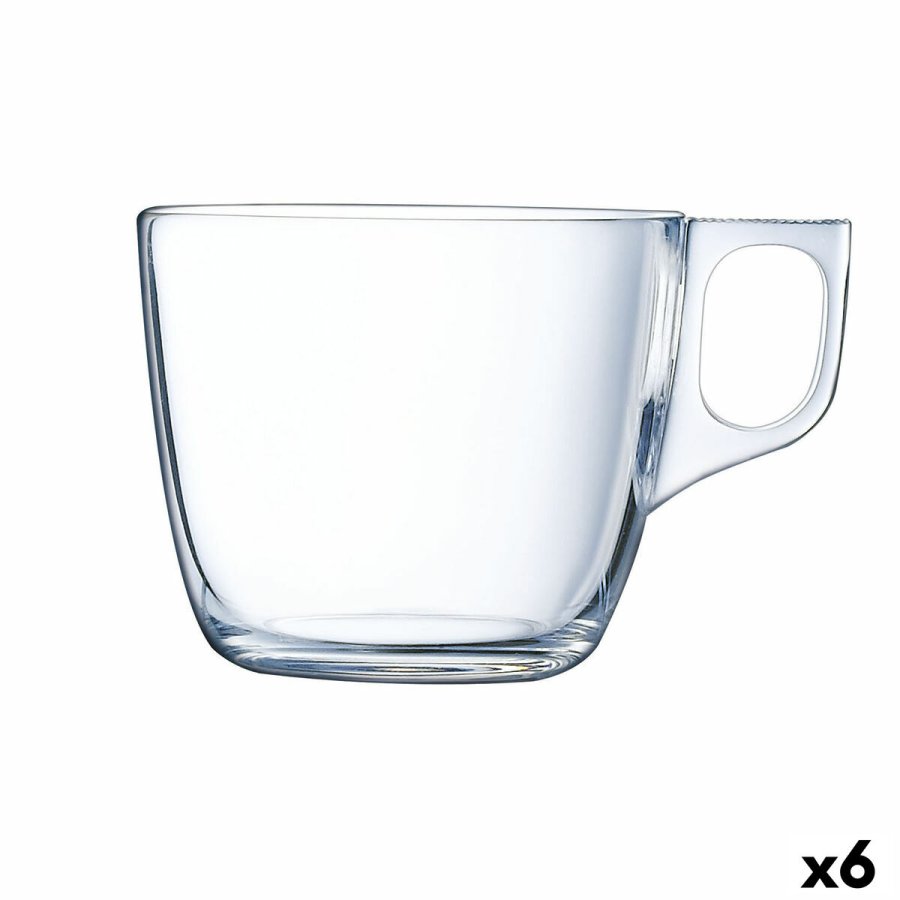 Te- og kaffekop Luminarc Nuevo Gennemsigtig Glas 220 ml (6 enheder) #1