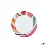 Dyb tallerken Quid Acuarela Hvid Bioplast � 20 cm (12 enheder) #1