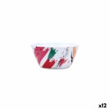 Snacksk�l Quid Acuarela Hvid Bioplast 14,5 x 7 cm (12 enheder) #1