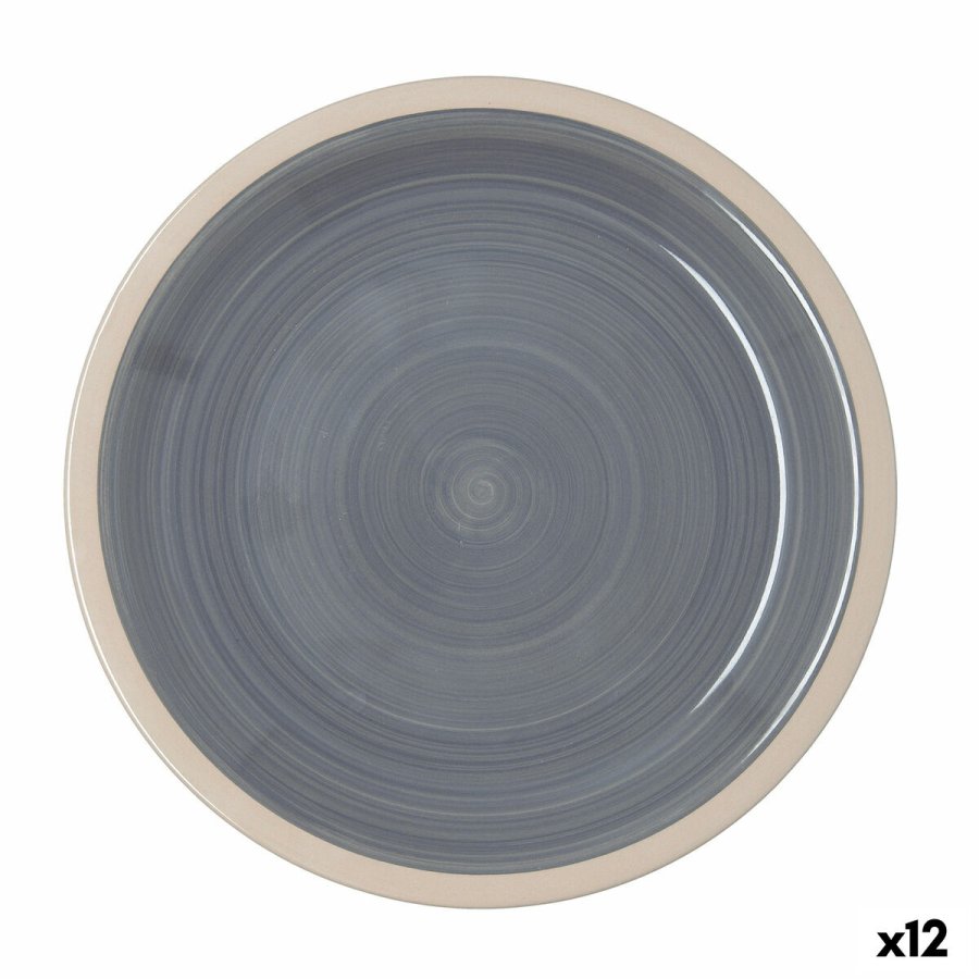 Flad Plade Quid Baltic Beige Keramik � 27 cm (12 enheder) #1