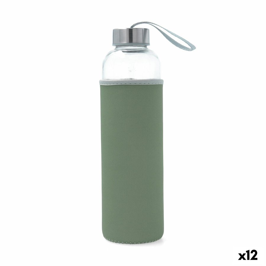 Vandflaske Quid Quidate Grn Glas 600 ml (12 enheder) #1